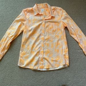 Women's Gap Button Down Long Sleeve Top, Size M